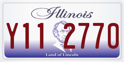 IL license plate Y112770