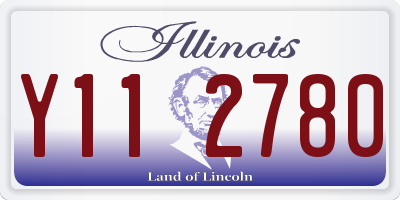 IL license plate Y112780
