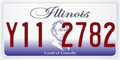 IL license plate Y112782