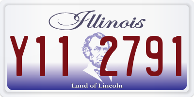 IL license plate Y112791