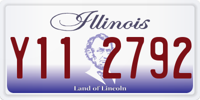 IL license plate Y112792