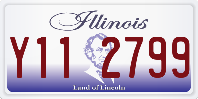 IL license plate Y112799