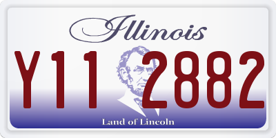 IL license plate Y112882