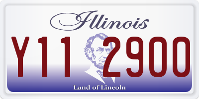 IL license plate Y112900
