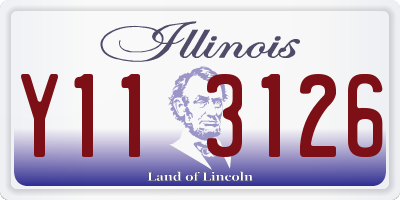 IL license plate Y113126