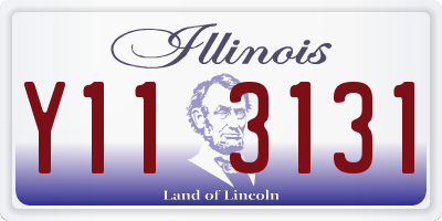 IL license plate Y113131