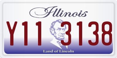 IL license plate Y113138