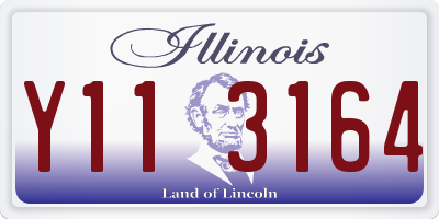 IL license plate Y113164