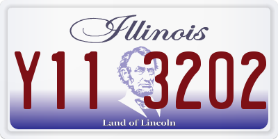IL license plate Y113202