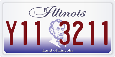 IL license plate Y113211