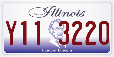 IL license plate Y113220