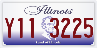 IL license plate Y113225