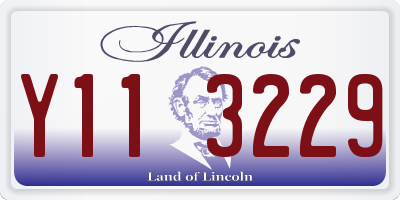 IL license plate Y113229