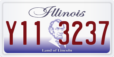 IL license plate Y113237