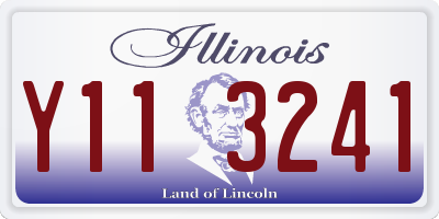 IL license plate Y113241