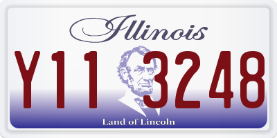 IL license plate Y113248