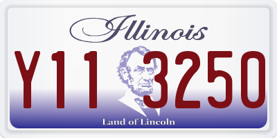 IL license plate Y113250