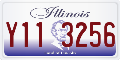 IL license plate Y113256