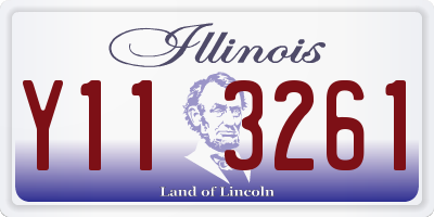 IL license plate Y113261