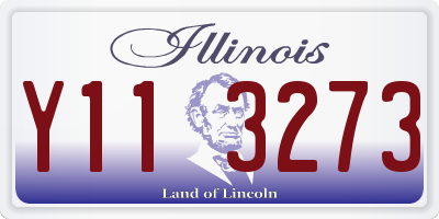 IL license plate Y113273