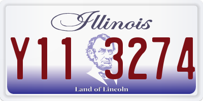 IL license plate Y113274