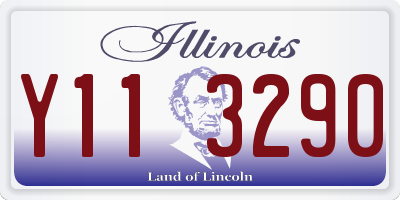 IL license plate Y113290