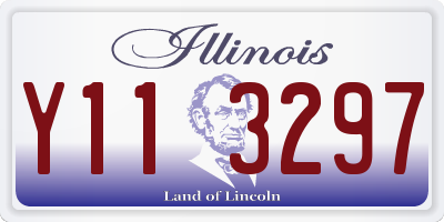 IL license plate Y113297