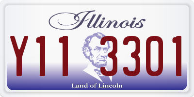 IL license plate Y113301