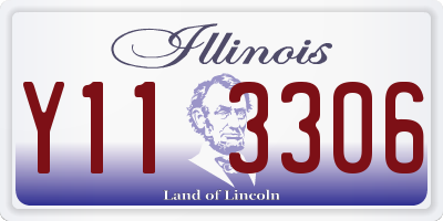 IL license plate Y113306