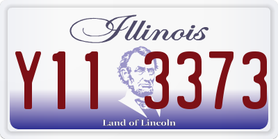 IL license plate Y113373