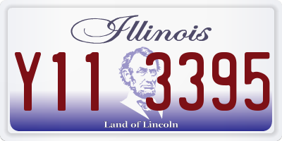 IL license plate Y113395