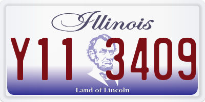 IL license plate Y113409