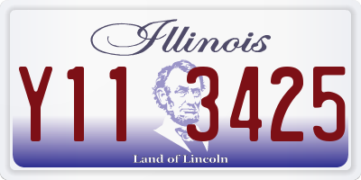 IL license plate Y113425