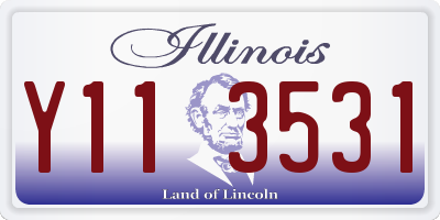 IL license plate Y113531