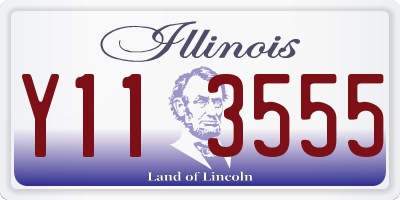 IL license plate Y113555