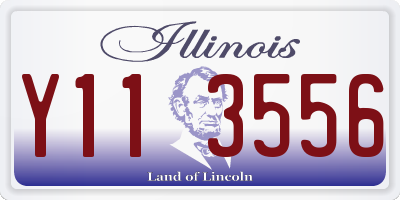 IL license plate Y113556