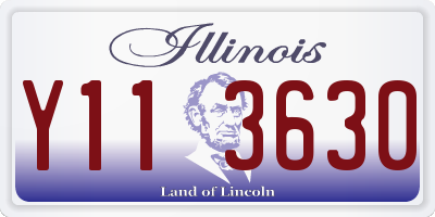 IL license plate Y113630