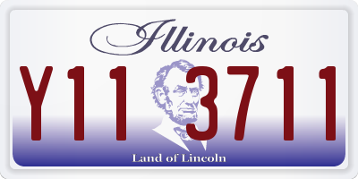 IL license plate Y113711