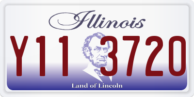 IL license plate Y113720
