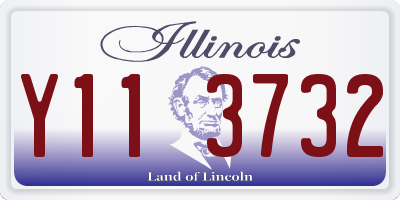 IL license plate Y113732