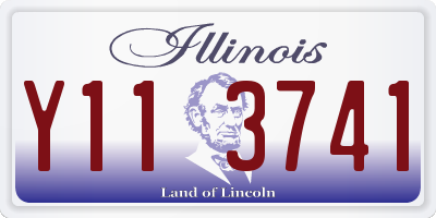 IL license plate Y113741