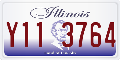 IL license plate Y113764