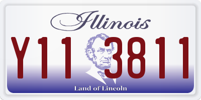 IL license plate Y113811