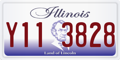 IL license plate Y113828