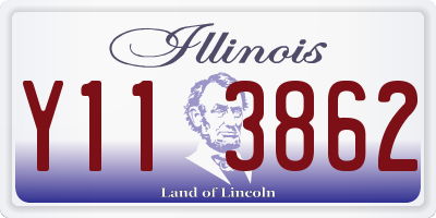 IL license plate Y113862