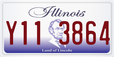IL license plate Y113864