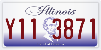 IL license plate Y113871