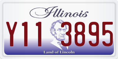 IL license plate Y113895