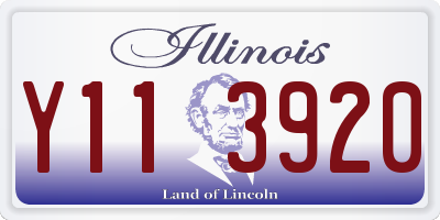 IL license plate Y113920