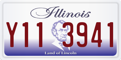 IL license plate Y113941
